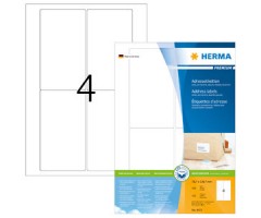 Kleebisetiketid Herma Premium - 78.7x139.7mm, 100 lehte